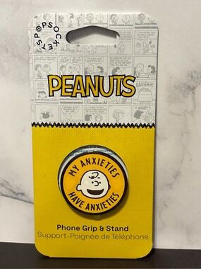 Popsockets Peanuts Charlie Brown Yellow Phone Grip & Stand